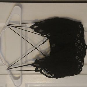 Free People black lace bra
